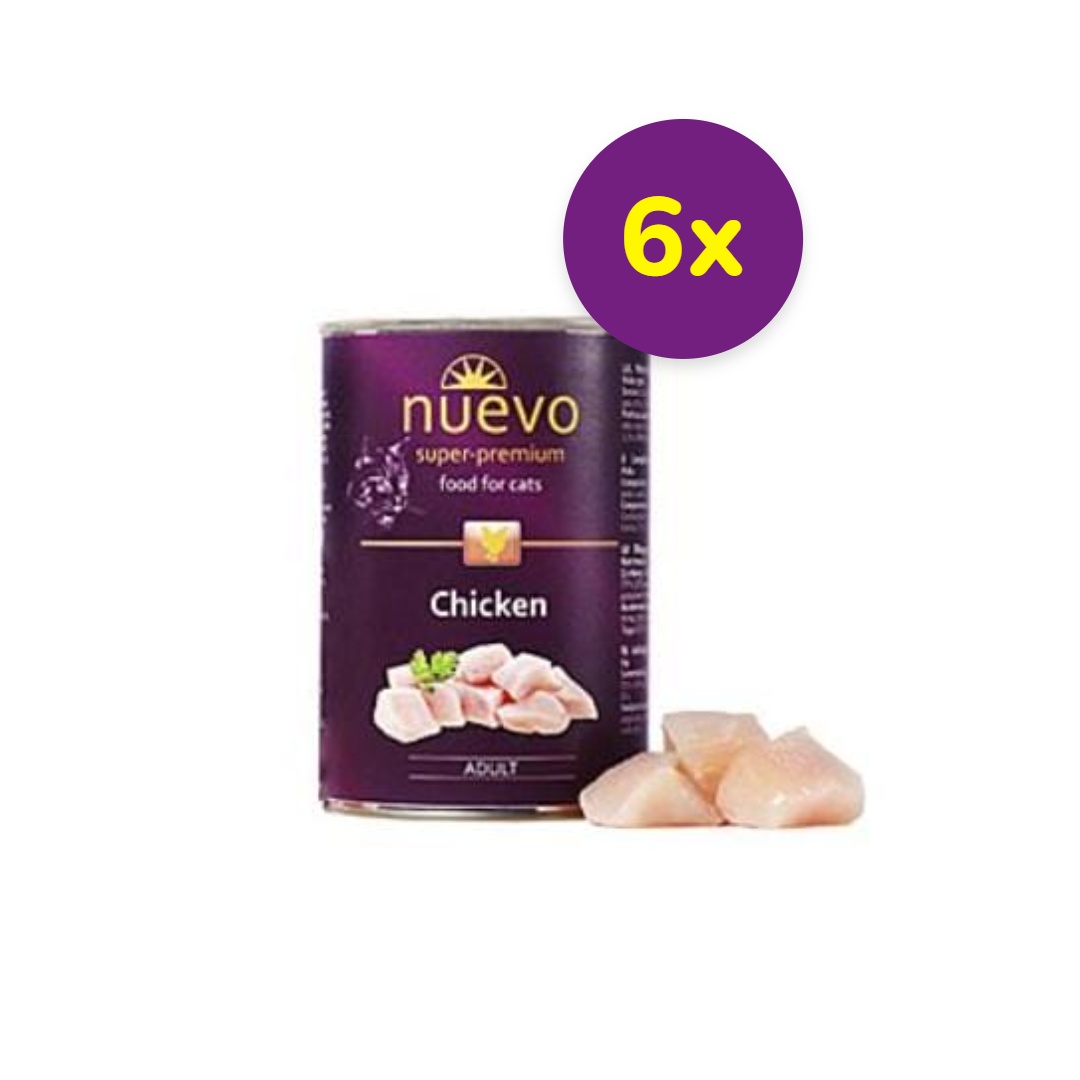 NUEVO cat Adult Chicken bal. 6 x 400 g konzerva